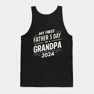 First Time Grandpa Est 2024 Tank Top